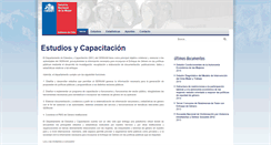 Desktop Screenshot of estudios.sernam.cl
